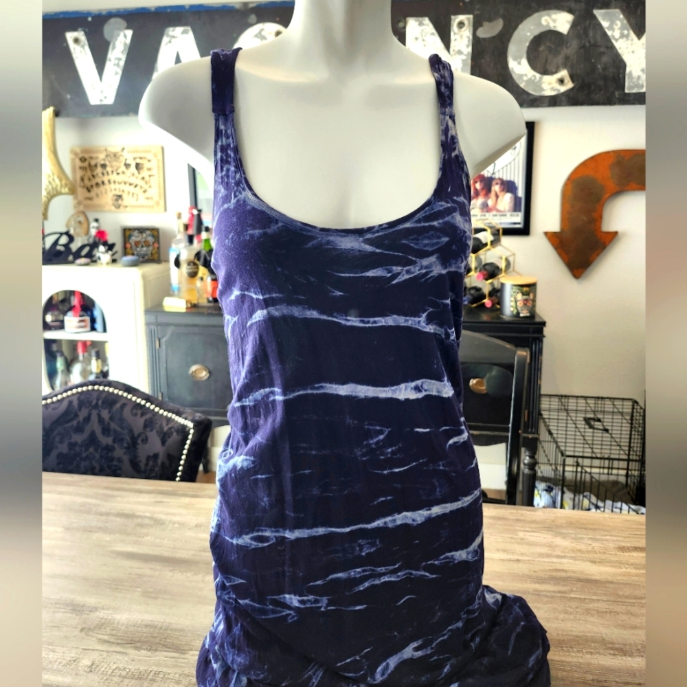 Hooded Tie Dye Maxi Dress
